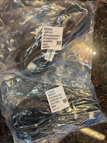 2x Cisco Volex 72-1411-01 Male L6-20P Twist Lock to C19 Power Cord 20A 250V 14ft