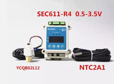 1set SANHUA SEC611-R4 Electronic Expansion Valve Controller+sensor Voltage type