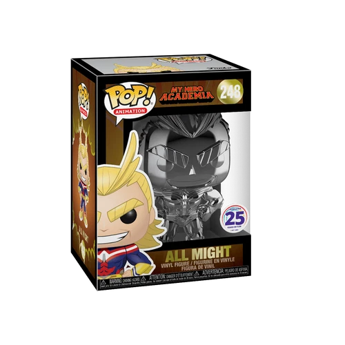 Funko Pop! Vinyl: My Hero Academia - All Might (Silver Chrome) - Funimation...