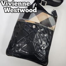 Stella McCartney Punching Logo Shoulder Bag Brown Canvas Leather