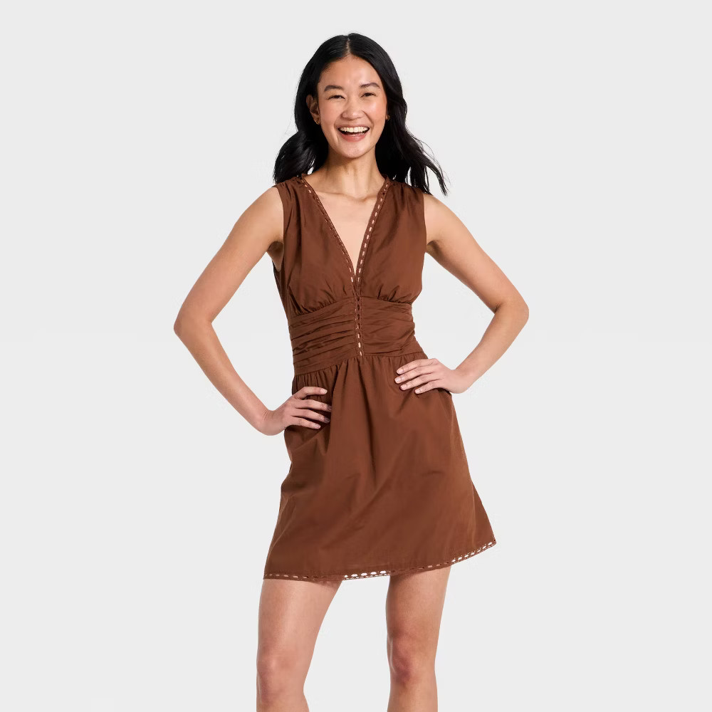 [eBay] Women Lace Trim Mini Dress - A New Day