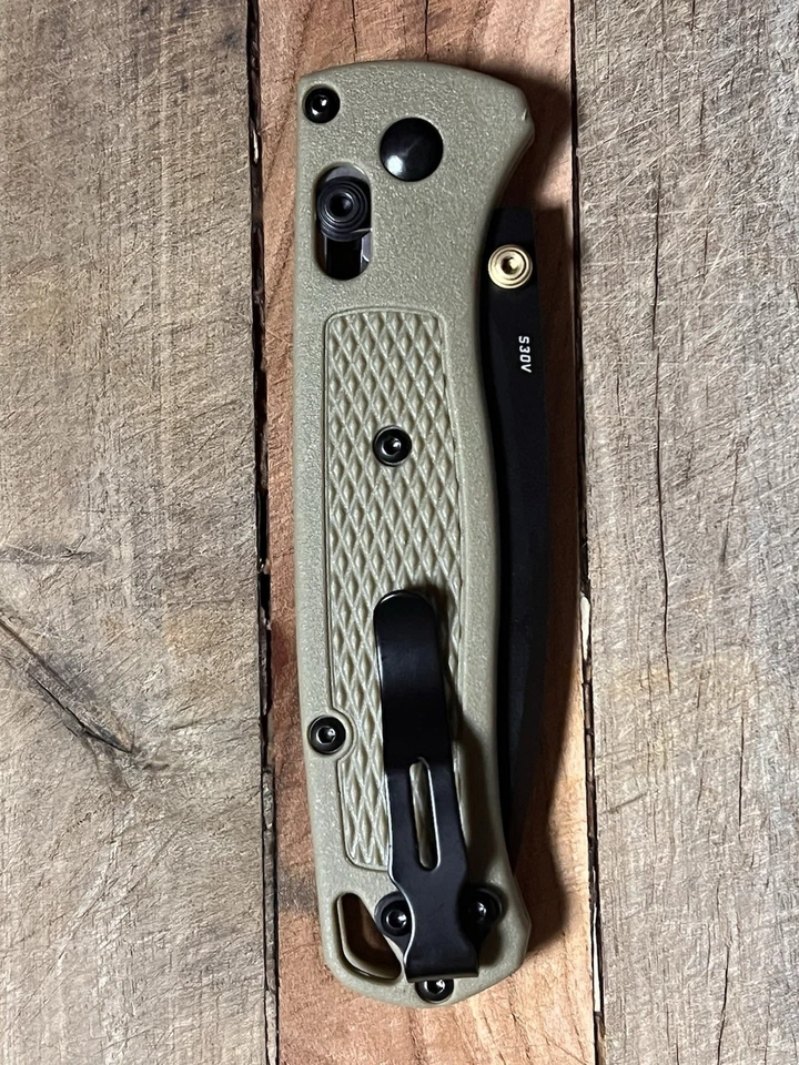 Navaja de bolsillo plegable ambidiestra Benchmade 535GRY-1 - verde Foto 3 de 3