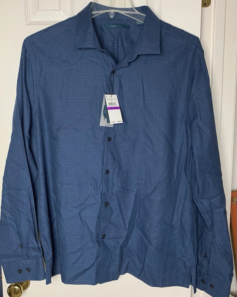Blue 2XLT Big & Tall Dress Shirts for Men for sale | eBay