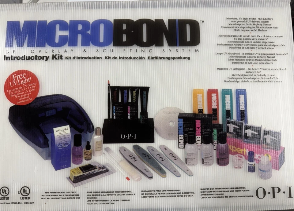 OPI Microbond Kit Introductorio Gel Overplay y Sistema de Escultura + Luz UV Foto 4 de 4