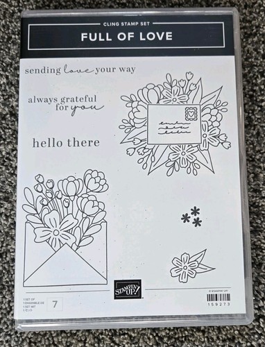 Full Of Love Cling Mount Stamp Set By Stampin’ Up! | eBay