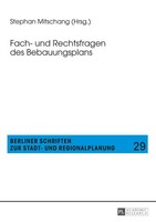 Fach- Und Rechtsfragen Des Bebauungsplans Stephan Mitschang Taschenbuch 286 S.
