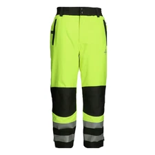 RefrigiWear HiVis Insulated Softshell Pants - Reflective, Water-Resistant, 30°F