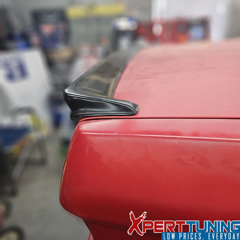 Fits 84-92 BMW E30 3 Series IS Style PU Rear Trunk Spoiler Lip Wing  Unpainted - Imagem 2 de 4