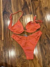Women s Coral Underwire Bikini Set Size Medium New with Tags