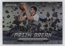 2023-24 Panini Prizm Draft Picks Break Silver Tristan Vukcevic #14 5i3