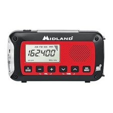 Midland ER10VP Weather Radio with Flashlight, AM-FM, Emergency Alert, Compact