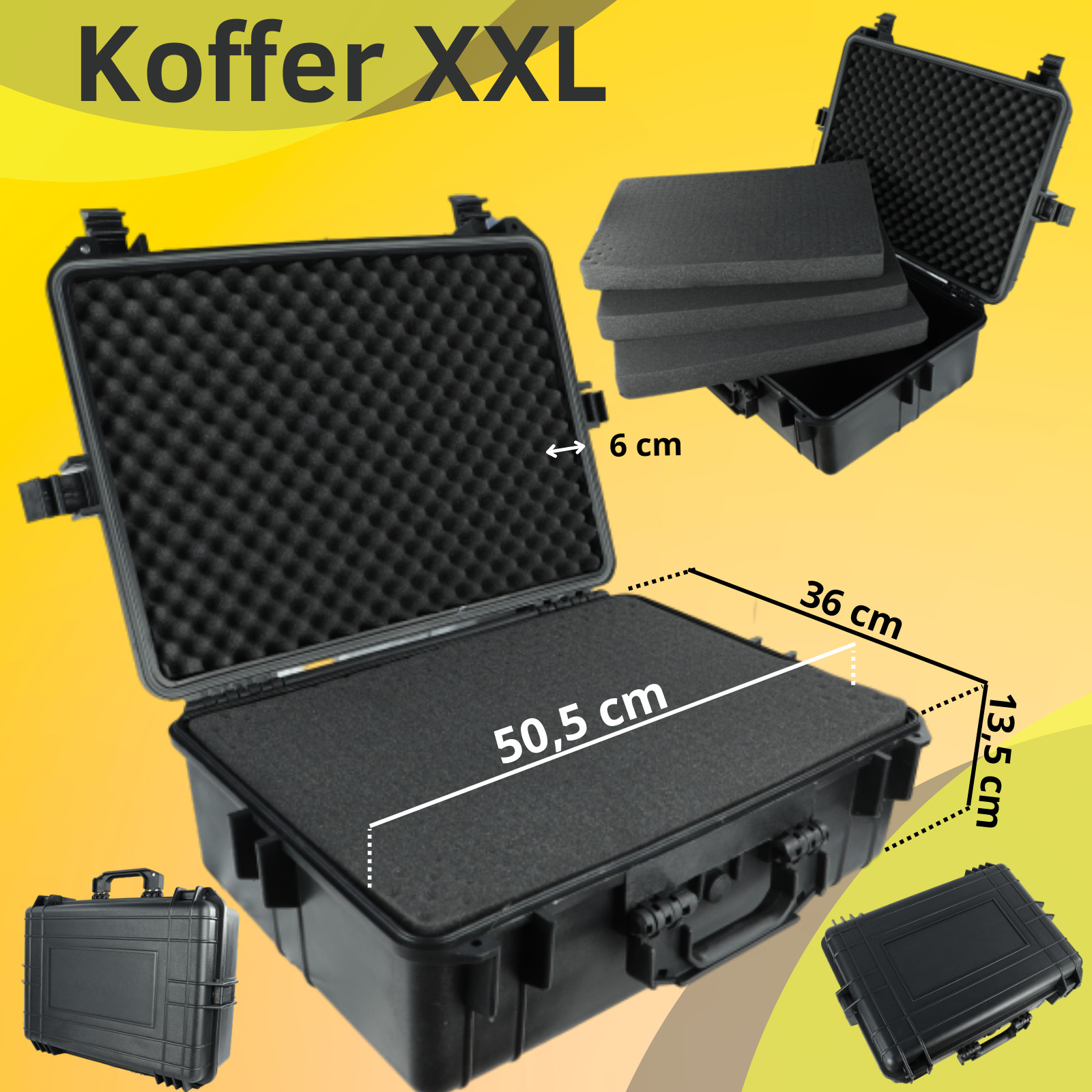 Maleta de fotos maleta de cámara maleta de transporte cámara exterior plástico maleta protectora