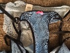 Parade Mesh Underwire Bra and Panties, M, 34C,D, 36B, Blue Black  NWT — photo 3