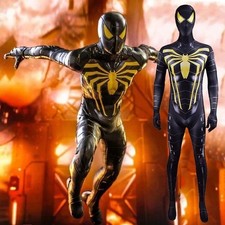 PS4 Spider-Man Anti Ock Jumpsuit Spiderman Cosplay Costume Halloween Adult/Kids