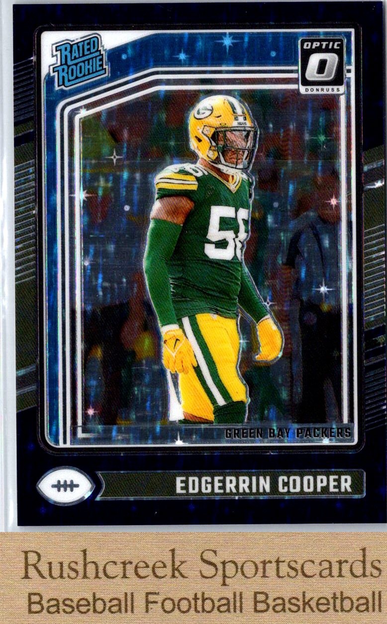 2024 Donruss Optic #231 Edgerrin Cooper /15 RC Rookie Prizm Stars Purple