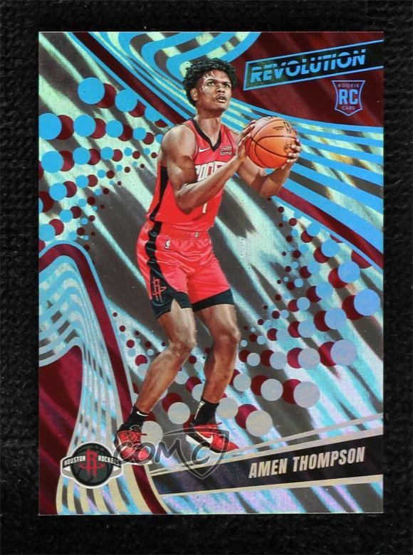 2023-24 Panini Revolution Rookies Lava 10/10 Amen Thompson #101 n8q