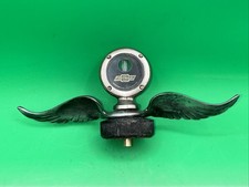 1916-1928 Chevy Vintage Antique Radiator Cap Motometer Hood Ornament With Wings