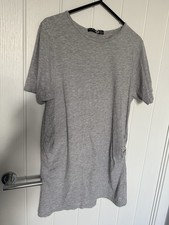 Grey Boohoo Maternity Top UK8
