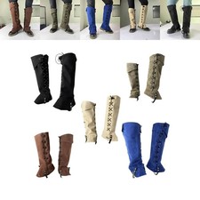 Pirate Boot Covers Steampunk Leg Covers for Themed Parties Horseback Riding