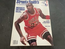 1990-91 Street & Smith's Pro Basketball Magazine  **NBA/VTG/Jordan Cover/Bulls**