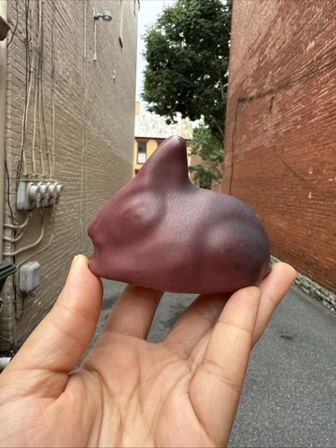 1930's Van Briggle Art Pottery Solid Bunny Rabbit Figure Paperweight