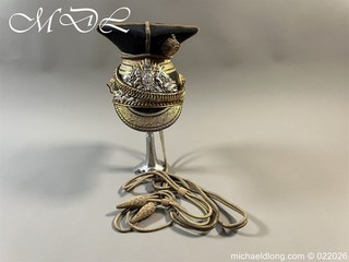Victorian 16th Lancers Officers Cap and Lines