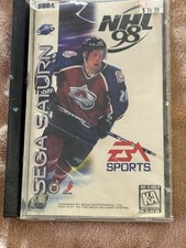 NHL 98 Sega Saturn Long Box Disc Case Artwork No Manual Tested EA Sports