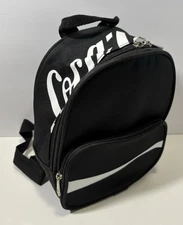 NEW Coca-Cola Small Black Backpack w/White Logo  Official Licensed Coke Product