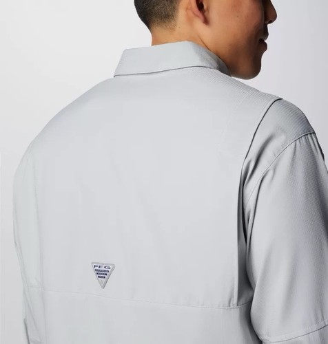 Camisa Columbia Pfg 40 Camisa Columbia 🔹color Azul Con Omni Shade Manga Corta Talla M Columbia Omni Shade Upf 40