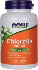 Now Foods Chlorella 1000 Milligrams 120 Tabs