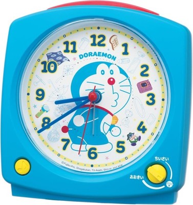 Seiko CQ615L Doraemon Talking Analog Alarm Clock Blue