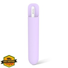 MoKo Stylus Holder Purple Silicone Sleeve for Apple Pencil 1/2 Gen