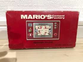 gamewatch Game Watch Mario'S Cement Factory Retro Nintendo Japan