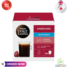 NESCAFÉ DOLCE GUSTO Americano Decaf Coffee Pods (Total 48 Servings) 0.31 per lighter