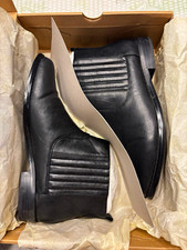 G.H. Bass  Co. Blaine Black Leather Ankle Bootie Zipper Round Toe 9M