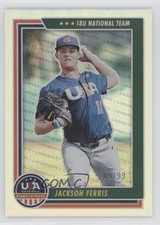 2022 Panini USA Baseball Stars & Stripes Holo Gold 89/99 Jackson Ferris #53 h3a
