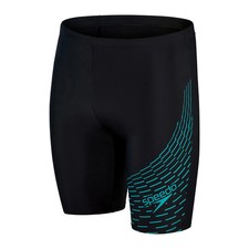 Image of Speedo Men's Medley Logo Jammer Swim Short / Black / RRP £30