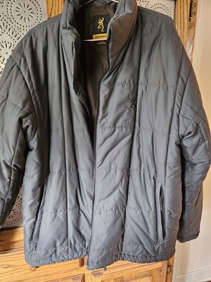 Mens (Or Unisex) Browning Medium Weight Coat Green Size Large