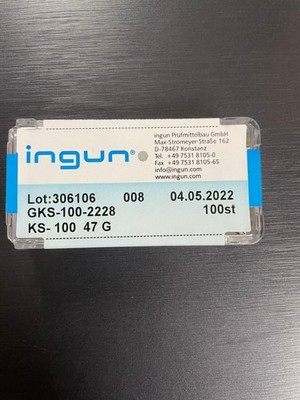 100pcs/BOX INGUN KS-100 47G test needle cover