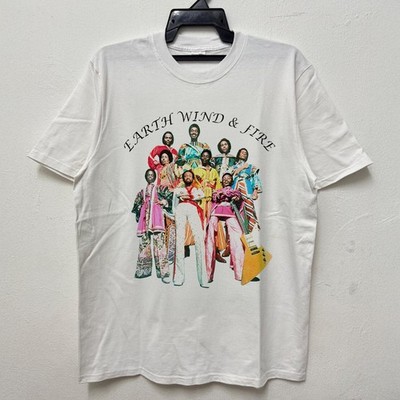 Earth Wind and Fire T-Shirt Retro Funk, Soul Unisex White Cotton T-Shirt S-5XL