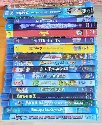 Kinder Filmsammlung Blu-ray  FSK6  17Stück