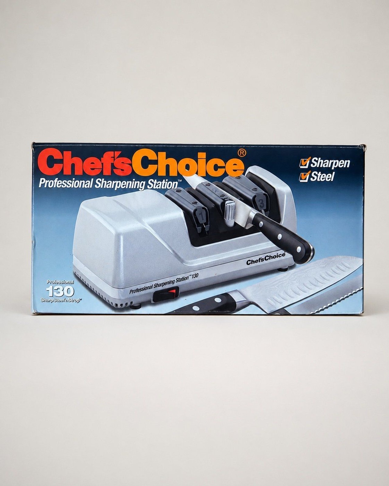 Chef’sChoice Professional Sharpening Station 130 Electric Knife Sharpener Tested