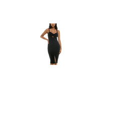 Pear culture Juniors' Scuba Bodycon Dress, Black, Size- 9/10