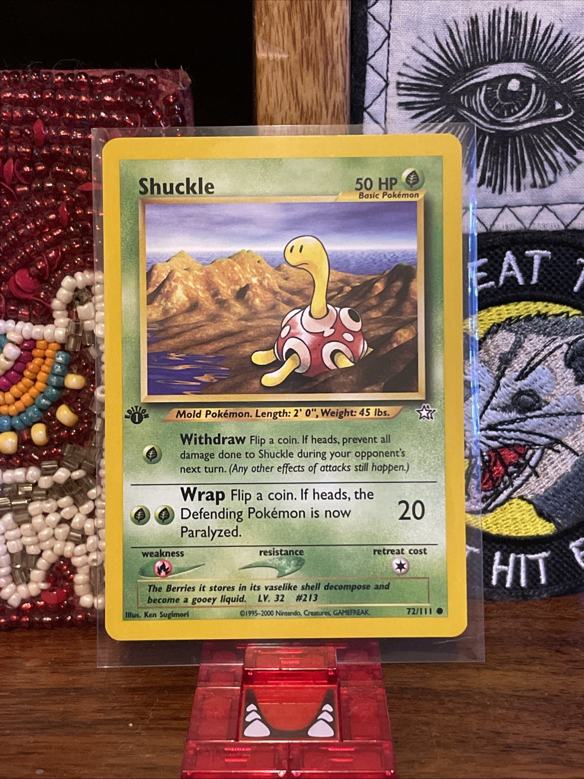 SHUCKLE Neo Genesis POKEMON Non-Holo 1st Edition 2000 Trading Cards 72/111
