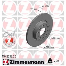 2x Bremsscheibe hinten für Jeep Compass Renegade BU | 26246051