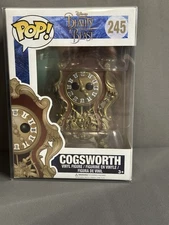 Funko Pop! Cogsworth Disney Beauty and the Beast #245 New