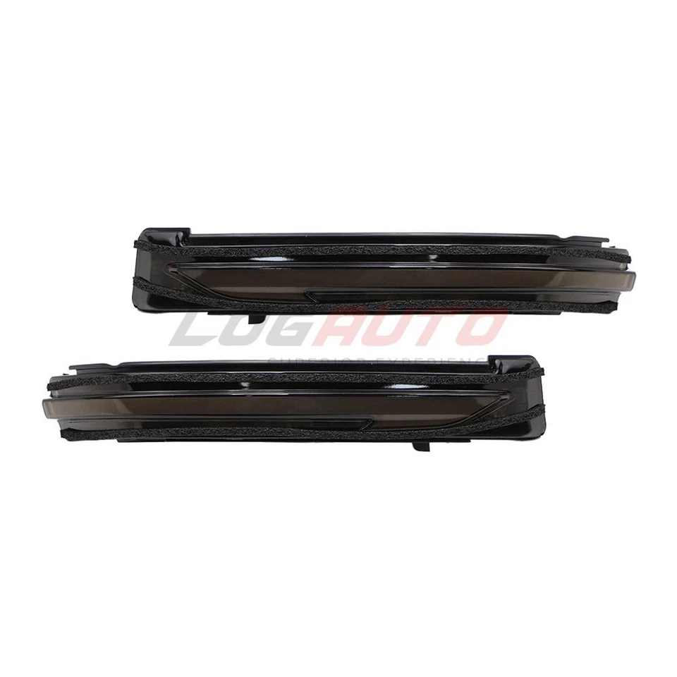 For Nissan Qashqai 14-20 LED Side Mirror Dynamic Turn Signal Light Smoke Lens - image 2 of 4