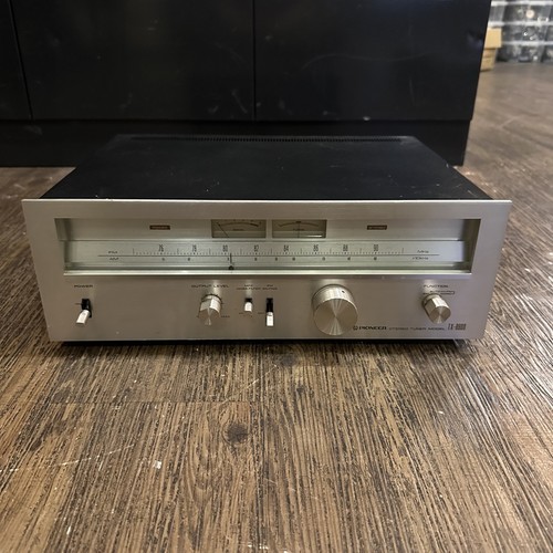 Pioneer TX-8800 AM FM Stereo Tuner Silver Vintage Audio JP