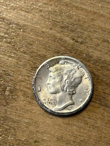 1936S Mercury Dime BU