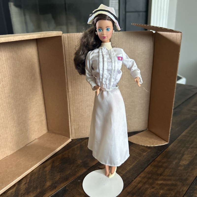 1987 Barbie Nurse Whitney Doll Steffi Face Mattel